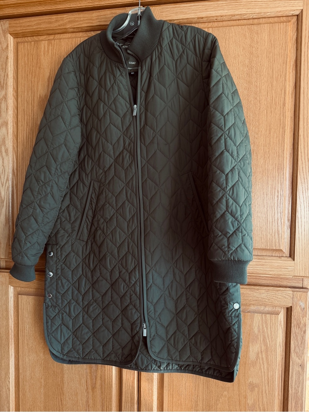 Ilse Jacobsen Quilted Jacket Size Medium EUR 40
